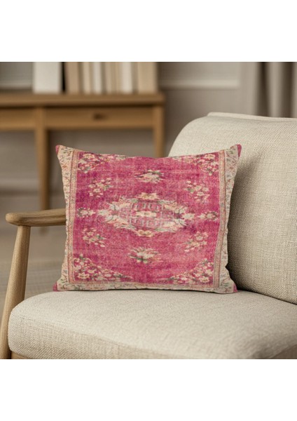 Anadolu Esintili Etnik Kırlent Kılıfı Kare