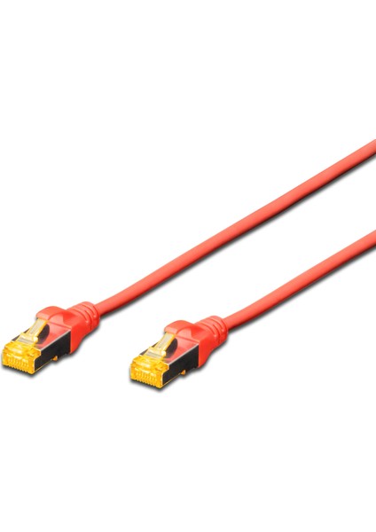 Cat 6A S-Ftp Patch Kablosu, Lszh, Cu, Awg 26/7, 5 Metre, Kırmızı Renk