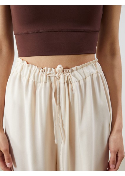 Yeni Sezon Beli Lastikli Kadin Plaj Pantolonu - S5GO33Z8 modelleri