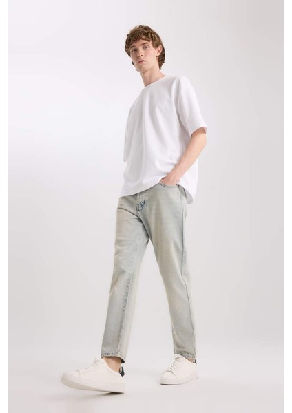 Yeni Sezon %100 Pamuk 90's Slim Fit Dar Kalıp Yüksek Bel Dar Paça Jean Pantolon fiyatları