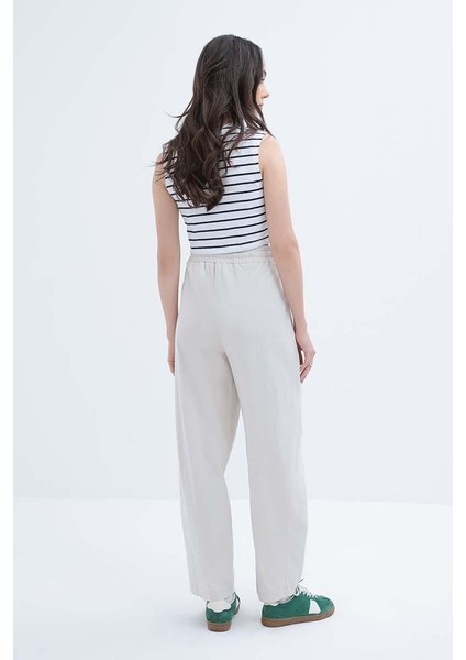Taş-Beli Lastikli Slouchy Eşofman Altı fırsatları