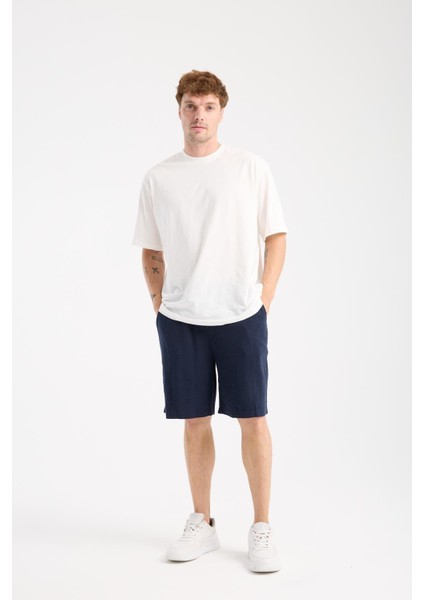 %100 Pamukl Erkek Şort - Oversize ve Spor Şıklık, Yazlık