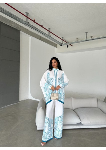 Ithal Jessica Kumaş Gömlek & Pantolon 2'li Takım