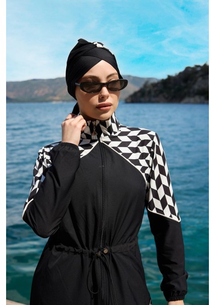 Zirya Model Spor Lycralı Tasarım Tesettür Ikili Mayo Takım fiyatları