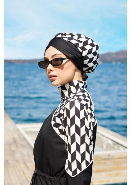 Zirya Model Spor Lycralı Tasarım Tesettür Ikili Mayo Takım modelleri