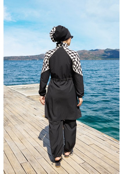 Zirya Model Spor Lycralı Tasarım Tesettür Ikili Mayo Takım indirimleri