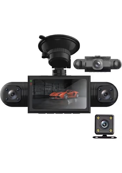 4K & 1080P Ultra Hd 4 Kameralı Hafıza Kartına Kayıtlı Hareket Algılamalı Araç Kamerası fiyatları