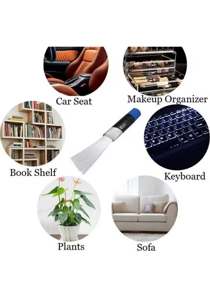 Evrensel Çok Amaçlı Süpürge Başlık, Araba temizleme, Vakumlu Detaylı Toz Alma Aparatı