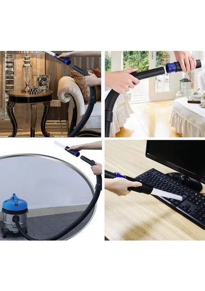 Evrensel Çok Amaçlı Süpürge Başlık, Araba temizleme, Vakumlu Detaylı Toz Alma Aparatı