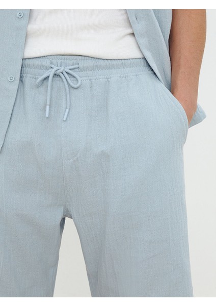 Yeni Sezon Rahat Kalip Muslin Erkek Sort - S5ER30Z8