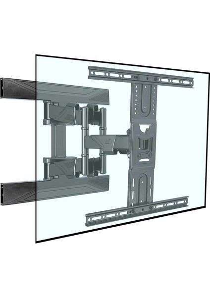 Nb North Bayou P6 LCD LED OLED 40"–80" Uyumlu, Ultra Ince Tv Askı Aparatı Profosyonel Hareketli Tv Askı Aparatı