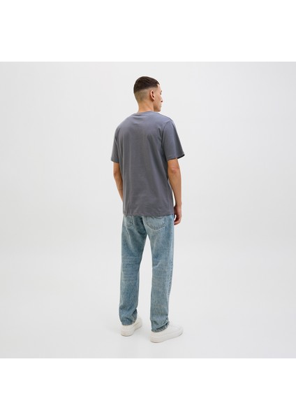 Jack&jones Star Erkek Gri Yuvarlak Yaka Tişört modelleri