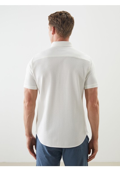 Yeni Sezon Regular Fit Kisa Kollu Erkek Gomlek - S5JO85Z8