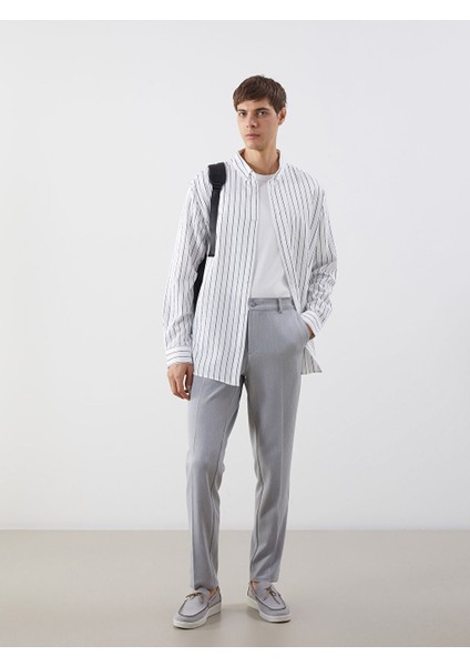 Yeni Sezon Slim Fit Cizgili Erkek Gomlek - S60100Z8 fiyatları