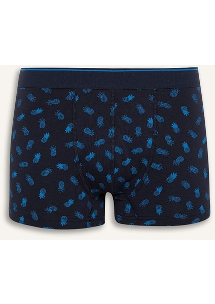 Yeni Sezon Regular Fit Desenli 3'lü Boxer