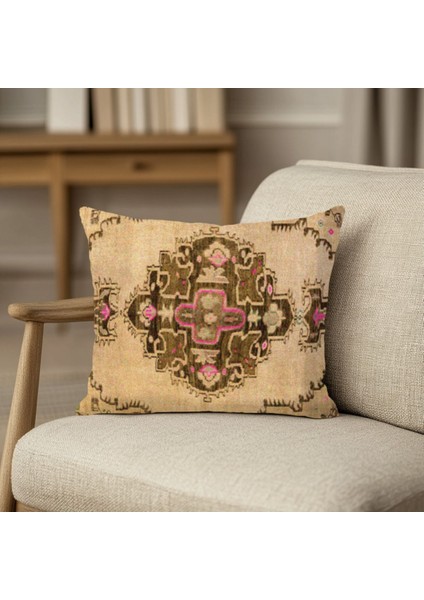 Etnik Desenli Kırlent Kılıfı – Fermuarlı, Yıkanabilir, Yumuşak Kumaş | 43X43 cm modelleri