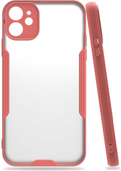 iPhone 11 Kılıf Iktk Parfe Kapak-Pembe