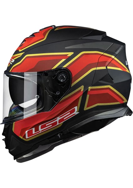 Storm 2 Foggy Mat Siyah-Kırmızı Kask