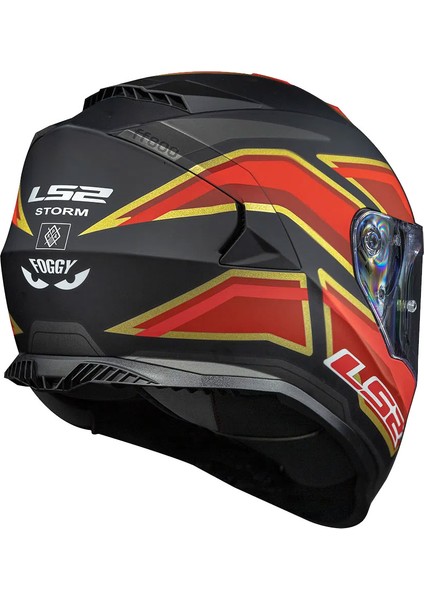 Storm 2 Foggy Mat Siyah-Kırmızı Kask indirimleri