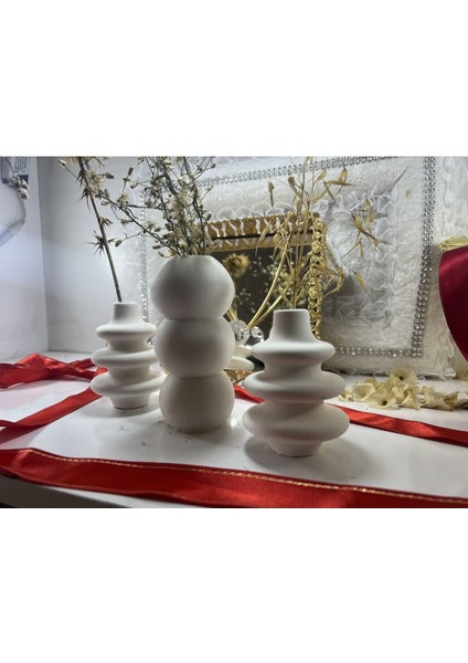 Iskandinav 3 Lü Vazo Dekoratif Vazo modelleri