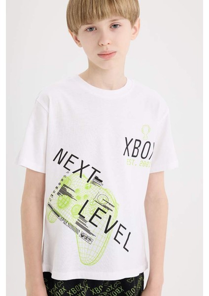Yeni Sezon Erkek Çocuk Xbox Pijama Takımı Kısa Kollu Üst Şort