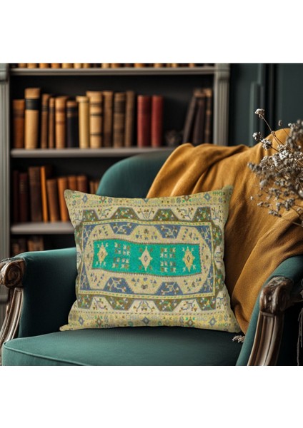 Anadolu Motifli Dekoratif Kırlent Kılıfı Kare fiyatları