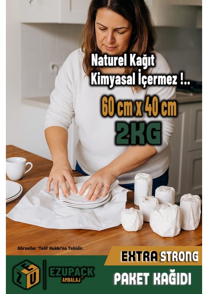 2 kg 60X40 (170-190 Adet) Ambalaj Kağıdı Tabak Bardak Eşya Sarma Koruma Taşıma Taşınma Paketleme