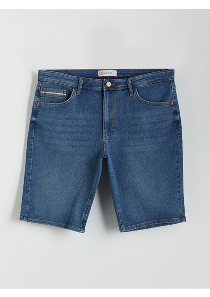 Yeni Sezon Slim Fit Erkek Jean Sort - S5K974Z8