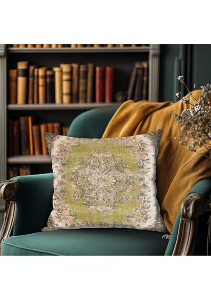 Vintage Kilim Desenli Kırlent Kılıfı Kare fiyatları