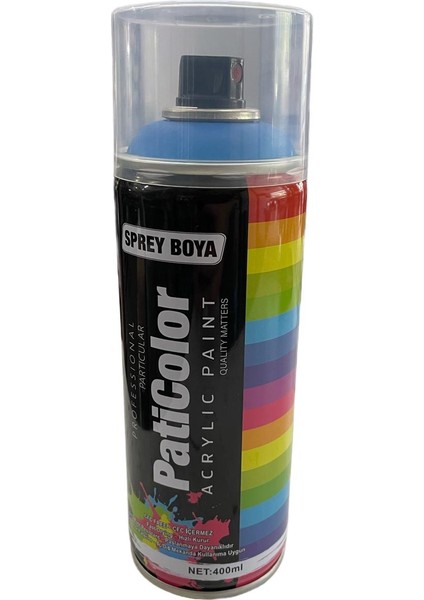 RAL5017 Traffic Blue Boncuk Mavi Sprey Boya 400ML