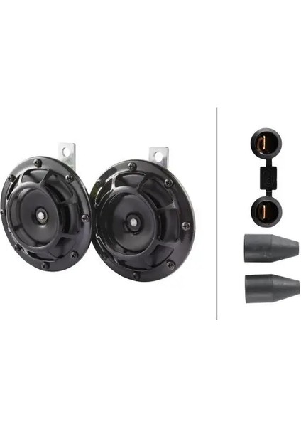 KORNA,12V,ELEKTRIKLI,375HZ,500HZ,OZEL Donanımlı ARACLARICIN,110DB,YUKSEK Ses,dusuk Ses,unıversal