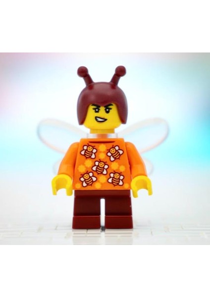 Orjinal LEGO Minifigür Bee Costume Fan