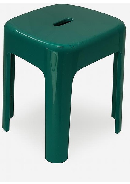 Tabure Sağlam Plastik Kırılmaya Dayanıklı Bahçe, Balkon ,banyo Yeşil