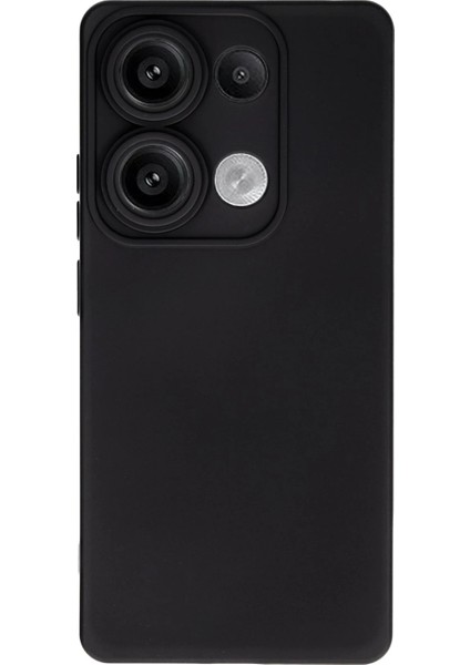 Xiaomi Redmi Note 13 Pro 4g Kılıf Nano Içi Kadife Silikon - Siyah Bstmy