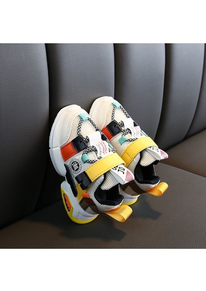 Junisteps Renkli Rahat Nefes Alabilir Cırtlı Günlük Çocuk Spor Ayakkabı - Beyaz modelleri