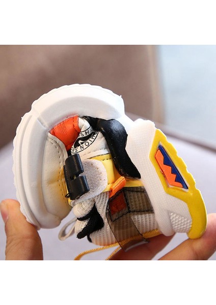 Junisteps Renkli Rahat Nefes Alabilir Cırtlı Günlük Çocuk Spor Ayakkabı - Beyaz indirimleri