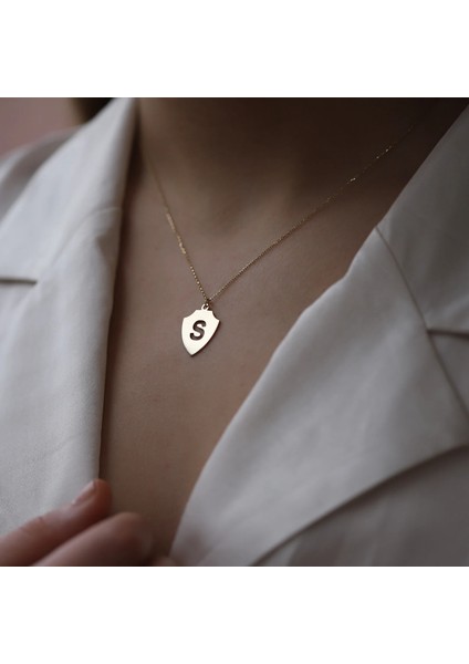 Harf Kişiye Özel 14 Ayar Altın Kolye