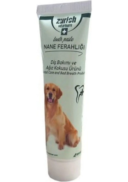 Zurıch Dog Ağız ve Diş Bakım Paste 100 gr Nane Ferahlığı