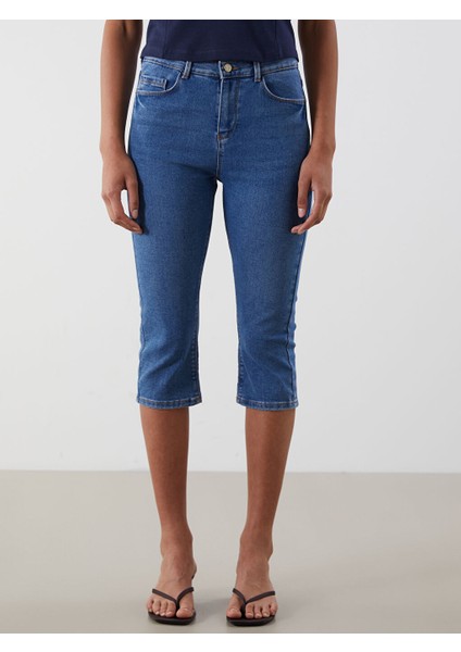 Yeni Sezon Dar Fit Kadin Jean Kapri - S5DN06Z8 fiyatları