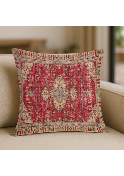 Kilim Motifli Kırlent – Canlı Renkli ve Dayanıklı Kumaş fiyatları