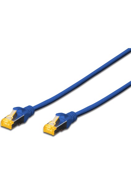 Cat 6A S-Ftp Patch Kablosu, Lszh, Cu, Awg 26/7, 5 Metre, Mavi Renk
