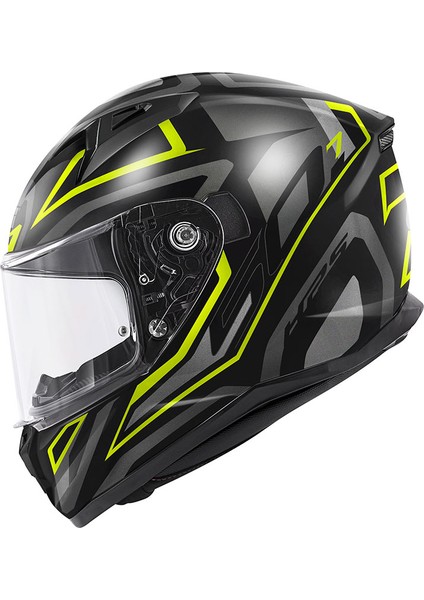 Gıvı 50.7 Proton Mat Tıtanıum-Sarı Kask