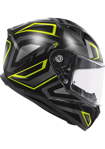 Gıvı 50.7 Proton Mat Tıtanıum-Sarı Kask