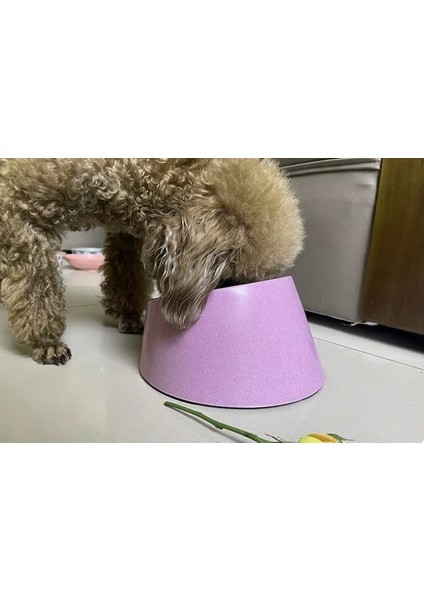 Bambu Kaymaz Taban Paslanmaz Çelik Kaseli Kedi Köpek Mama Kabı 250 ml indirimleri