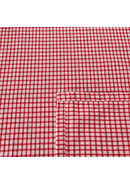 Soft Pötikareli Masa Örtüsü - Kırmızı - 140X200 cm