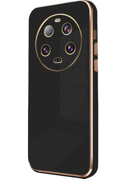 Xiaomi Mi 14 Ultra Kılıf Volet Silikon - Siyah Bstmy