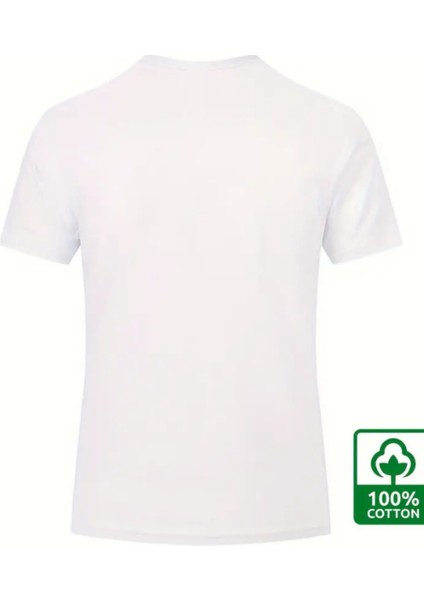 Beyaz Siyah Siyah 3'lü Basic Bisiklet Yaka T-Shirt modelleri