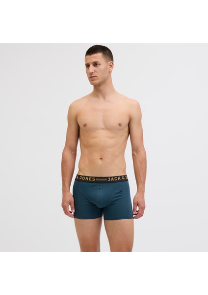 Erkek Düz Renk 5'li Boxer Paketi - Blue fırsatları