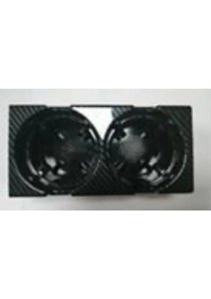 BARDAKLIK ORTA KONSOL (KARBON FIBER SIYAH) BMW E46 9804