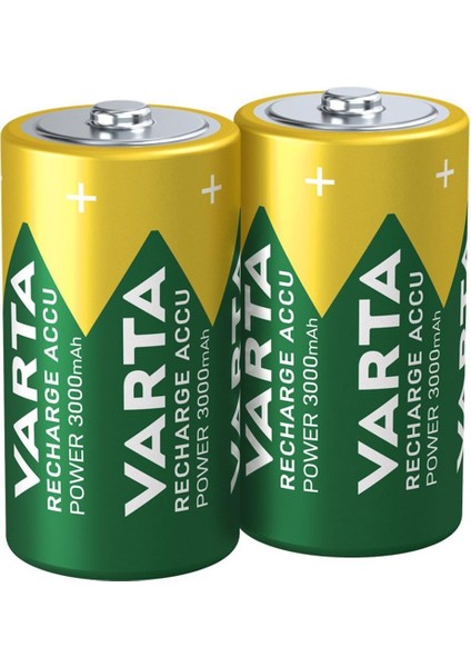 HR14 3000MAH C Orta Boy 1.2 Volt Ni-Mh Şarjlı Pil 2li Paket (Şarj Edilebilir)